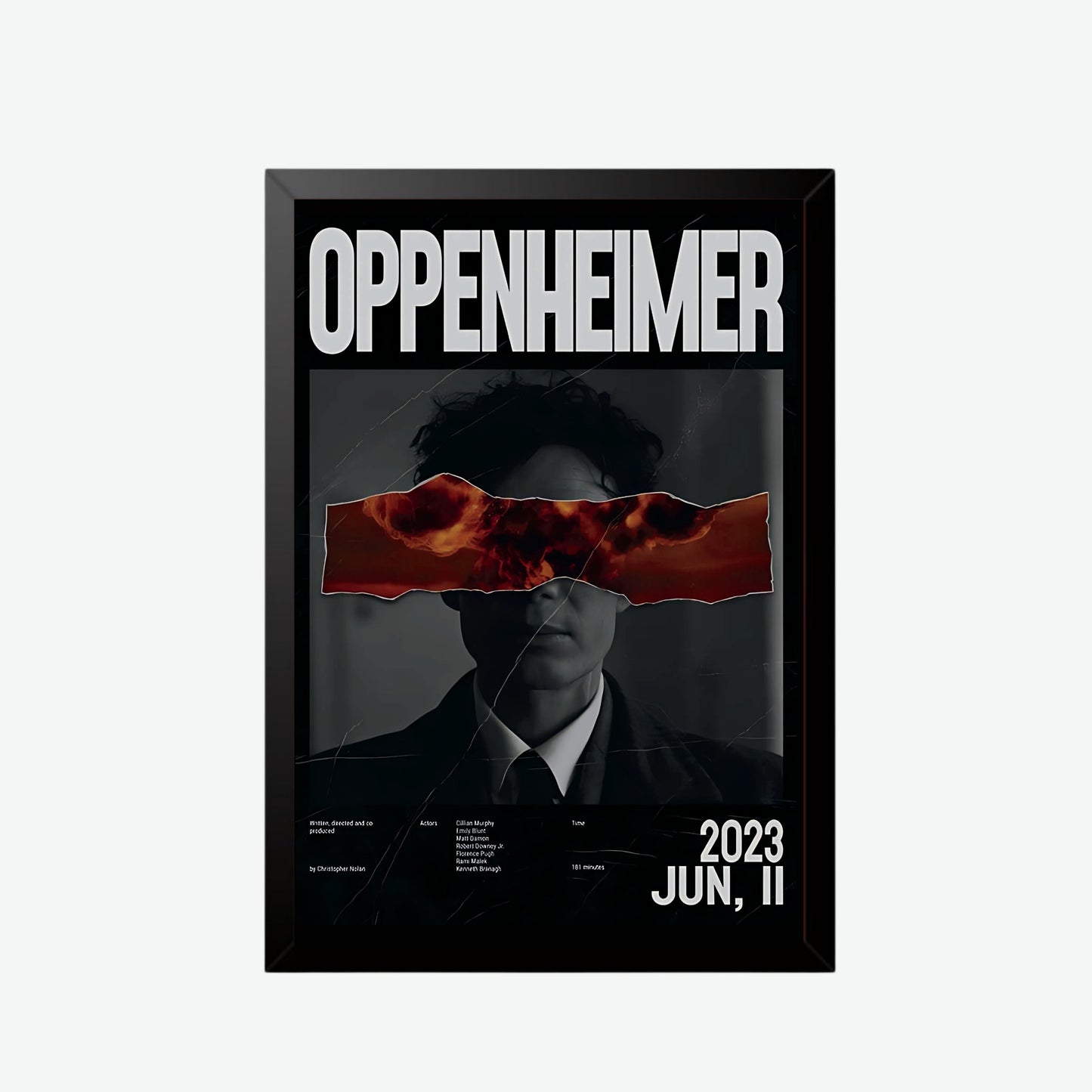 Oppenheimer 2023 Minimalist Poster