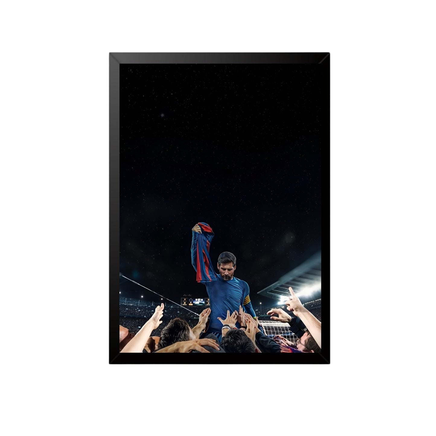 Messi Legendary Celebration Wall Art Frame