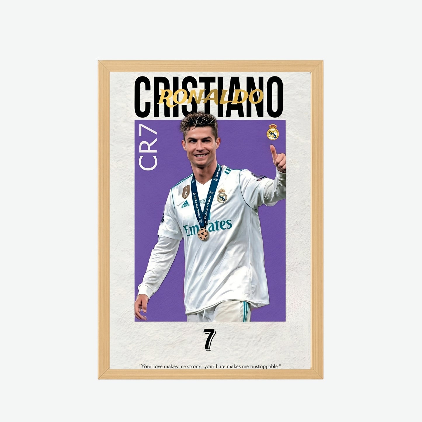 CR7 Real Madrid Victory Poster