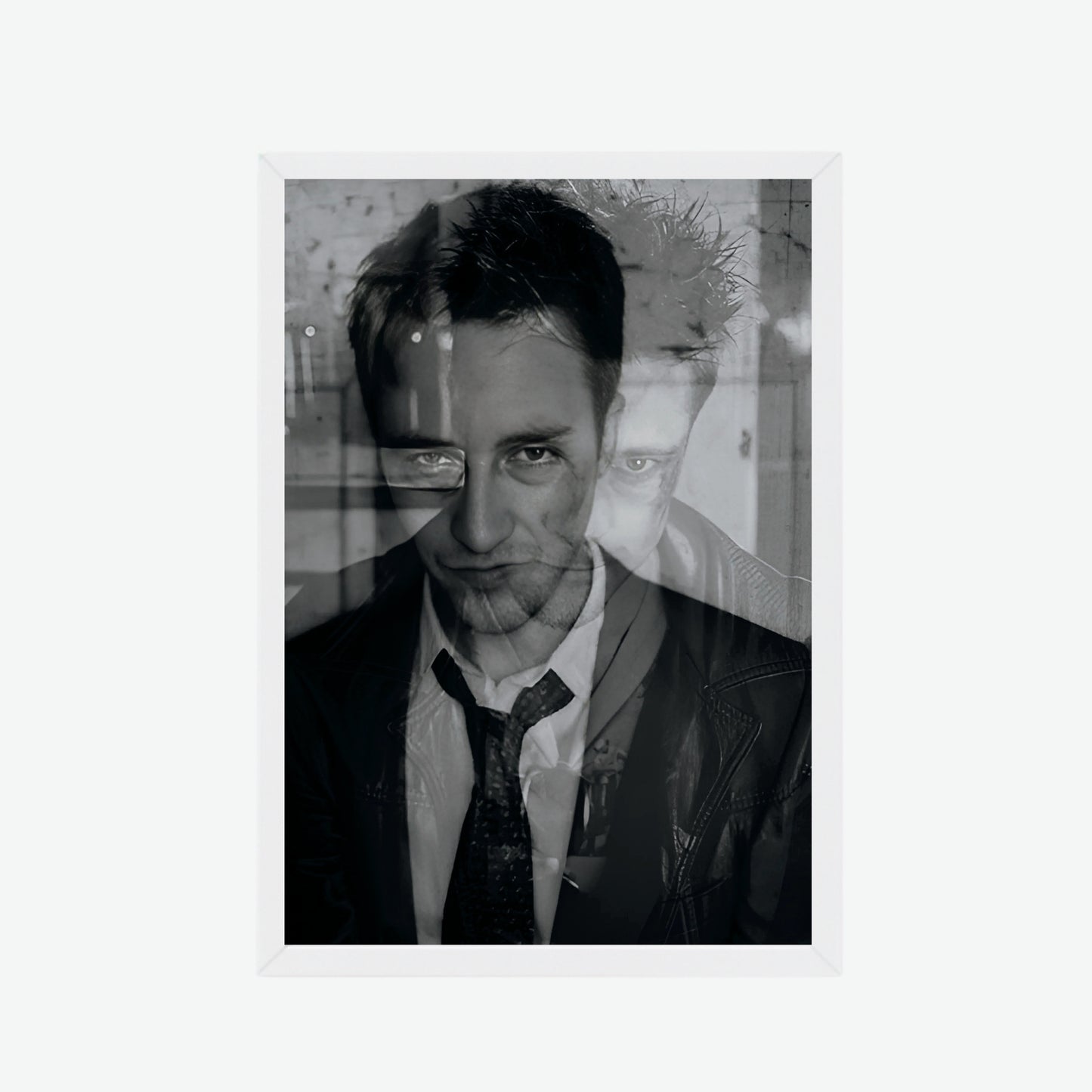 Fight Club Double Exposure Poster