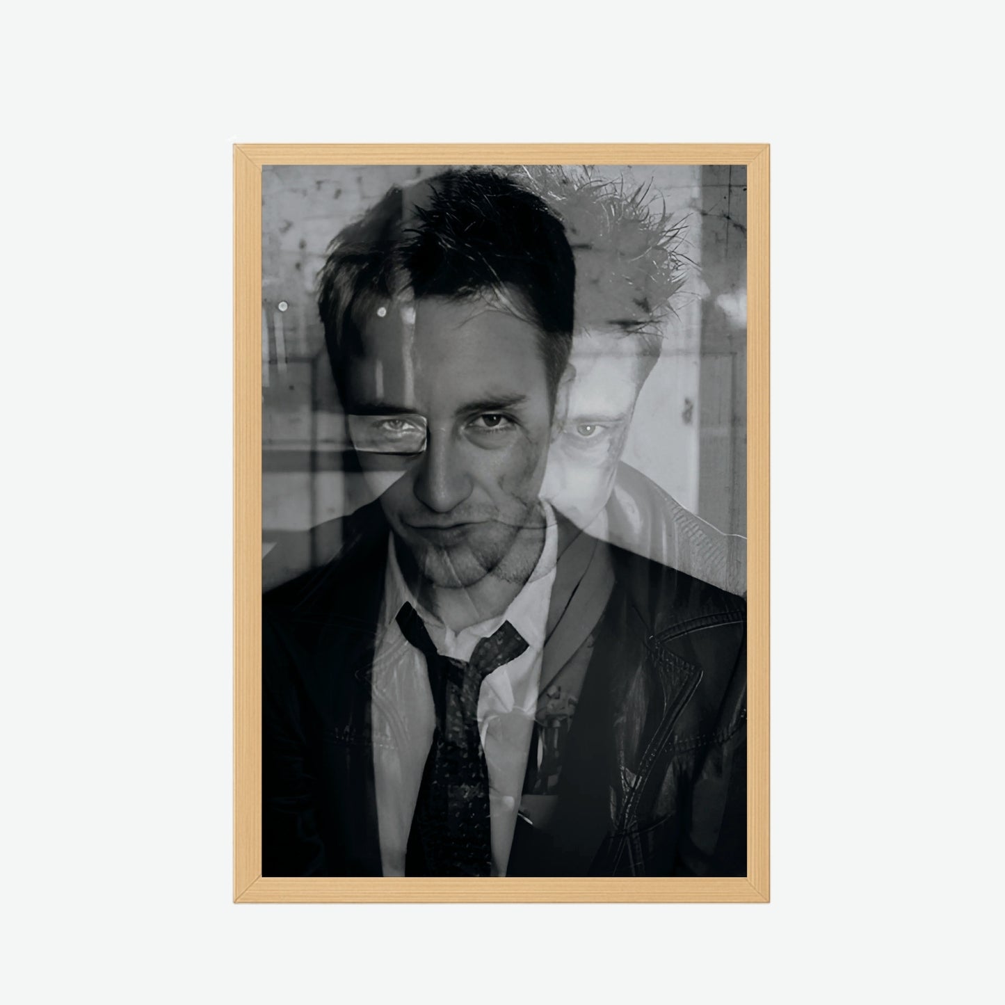 Fight Club Double Exposure Poster