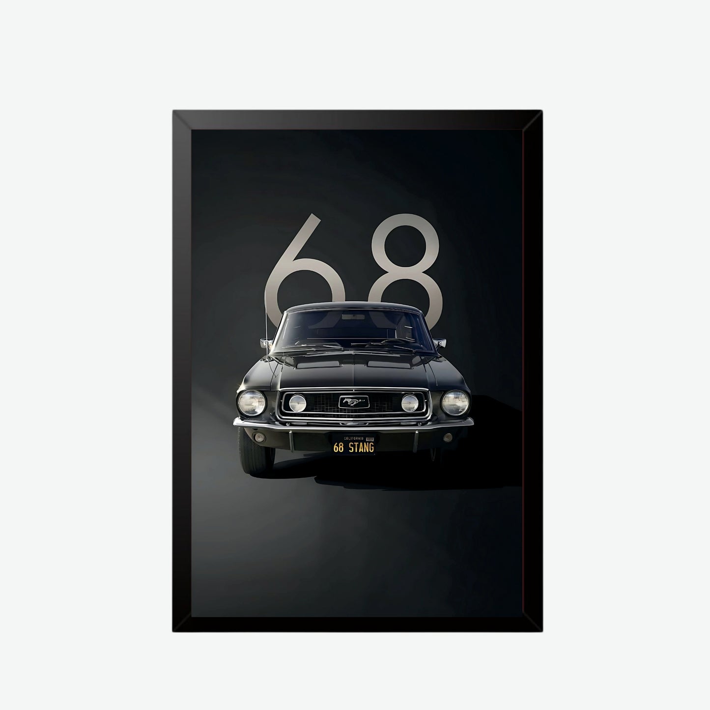 1968 Ford Mustang Fastback Poster
