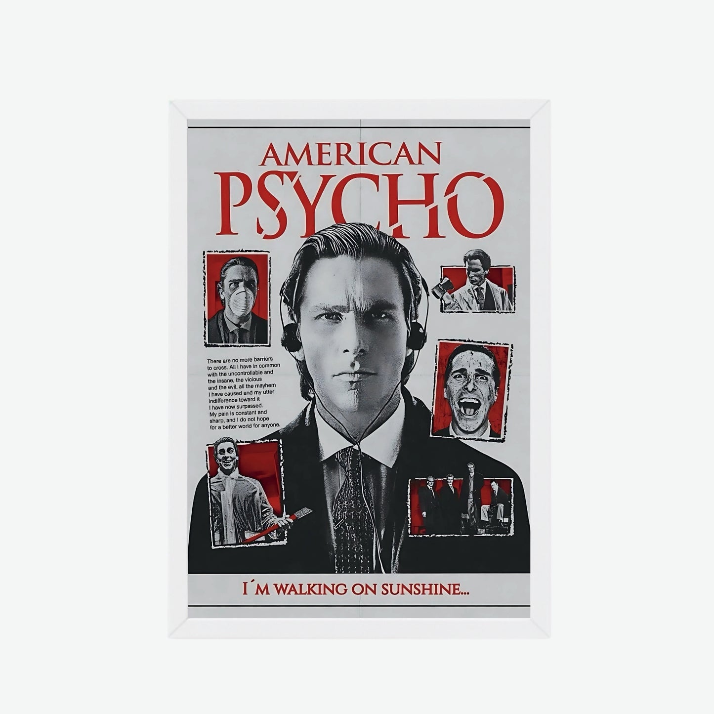 American Psycho Vintage Movie Poster