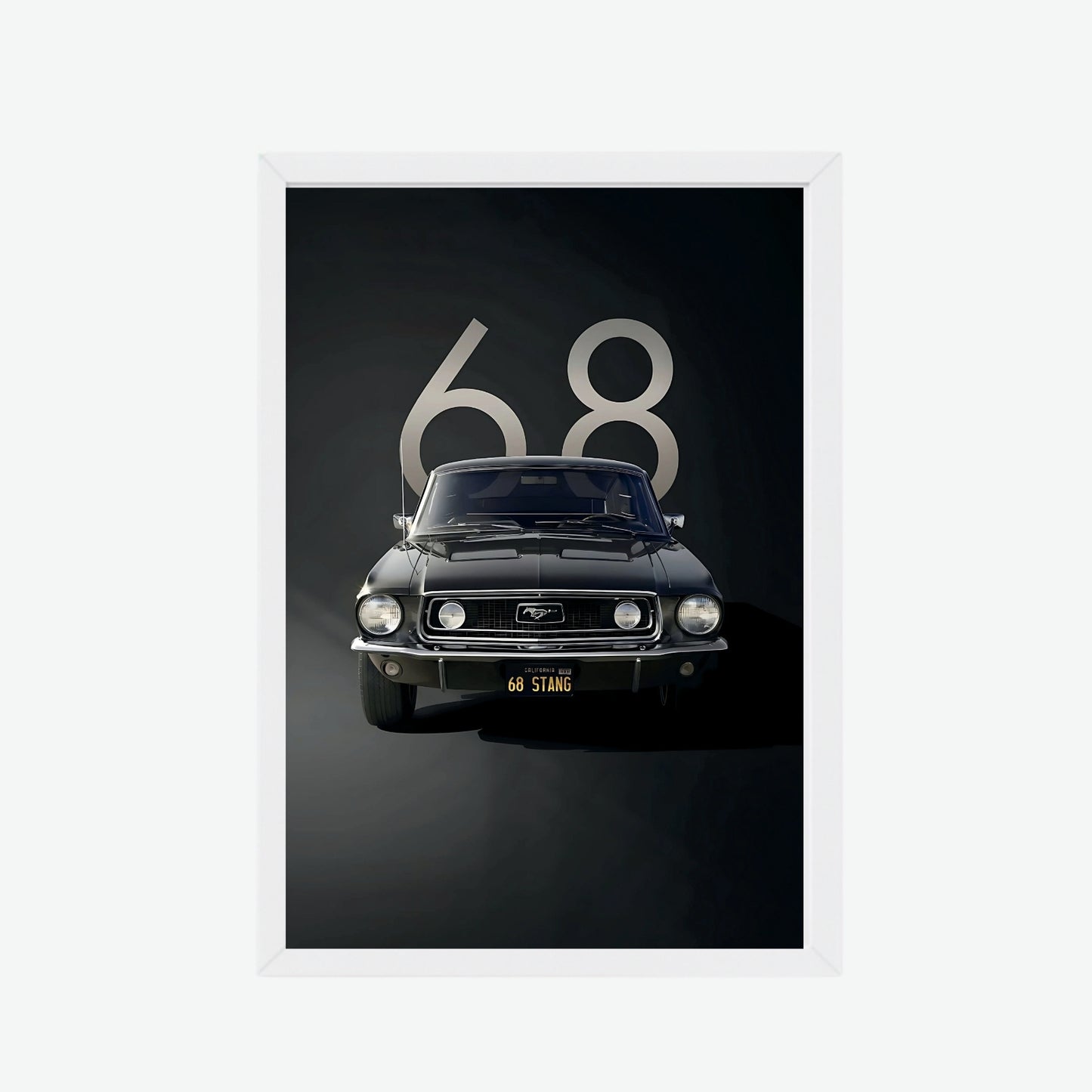 1968 Ford Mustang Fastback Poster