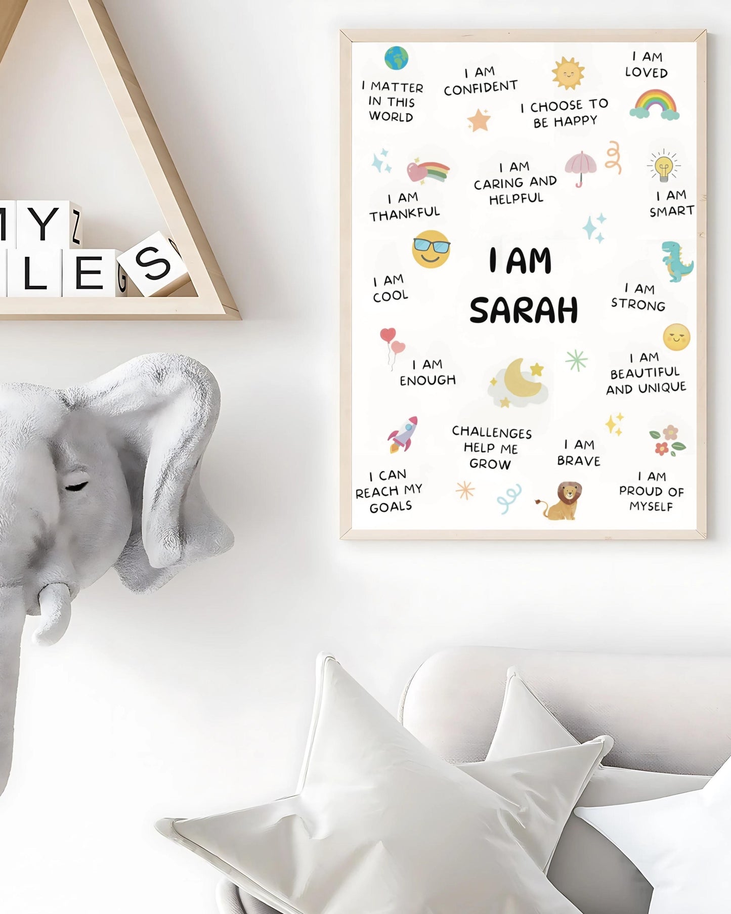 Personalized Name Wall Art for Kids