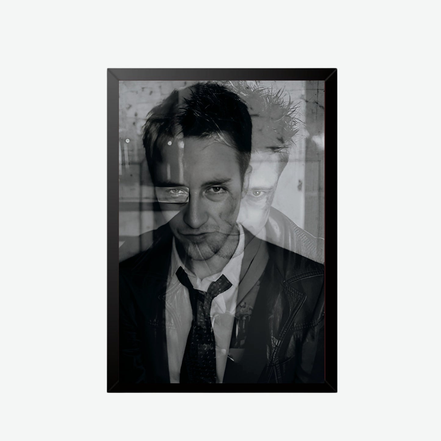 Fight Club Double Exposure Poster