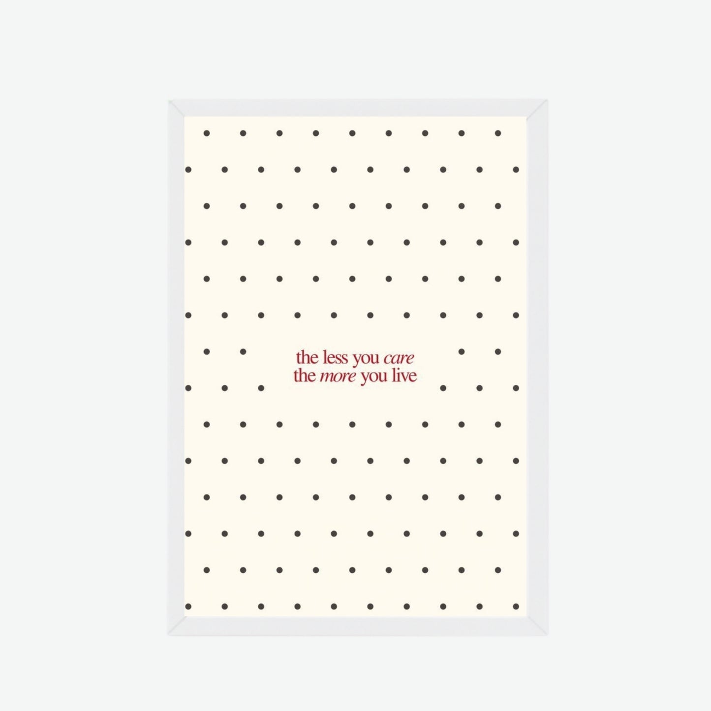 Polka Dot Quote Wall Frame