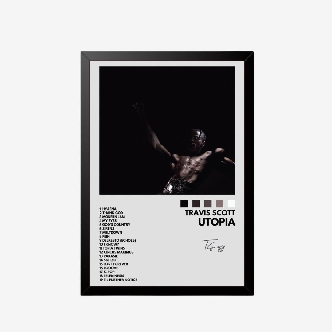 "Utopia" travis scott album poster