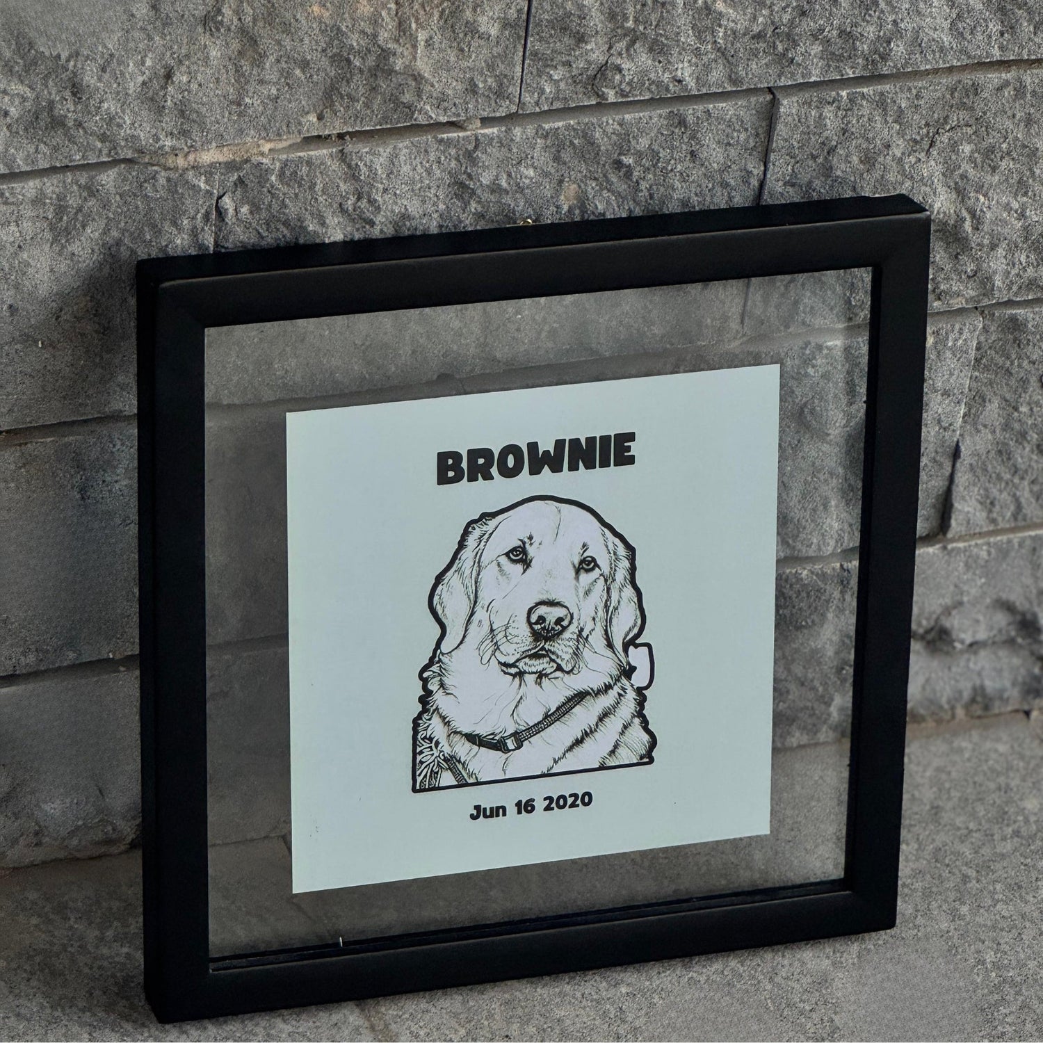 Double Glass Frames