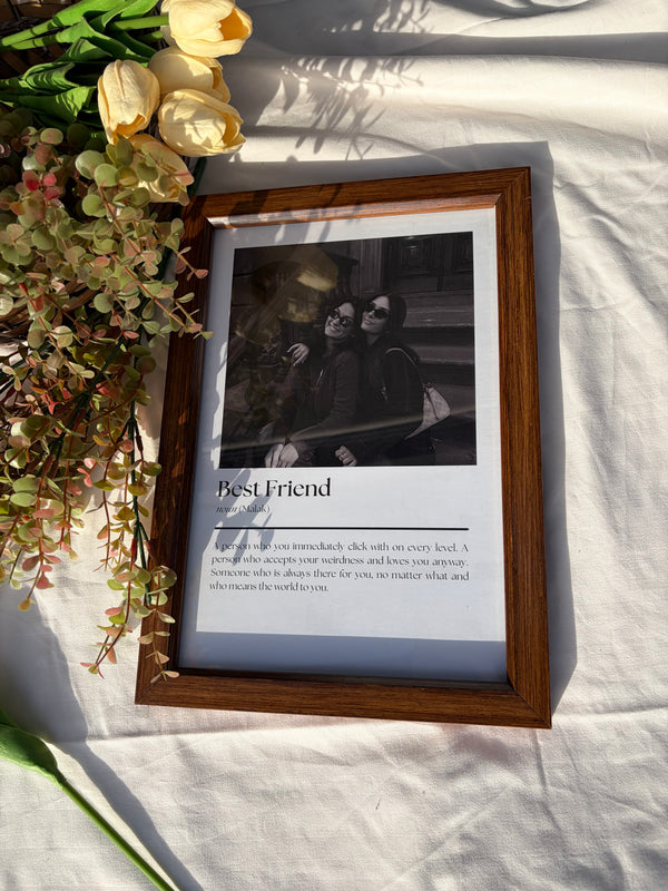 Custom "Best Friend" Definition Frame