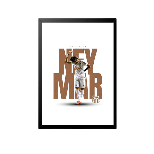 Neymar Santos FC Wall Art Frame