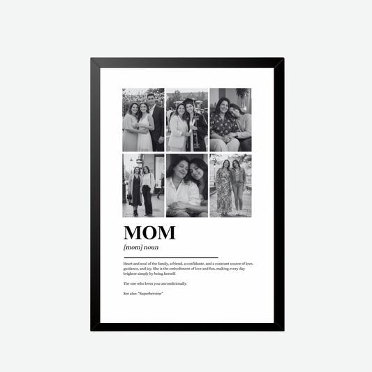 Custom “Mom” Photo Collage Frame