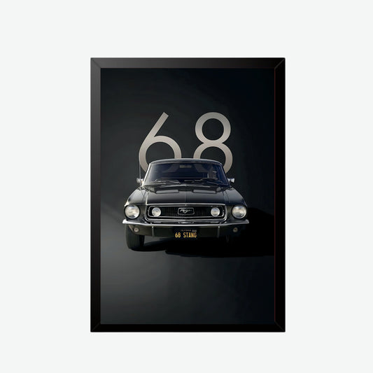 1968 Ford Mustang Fastback Poster