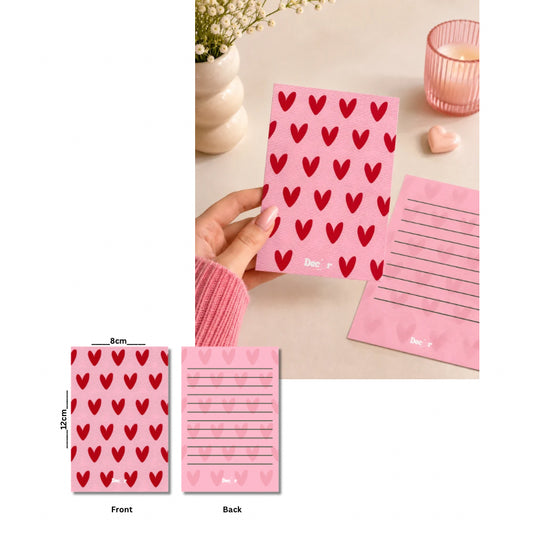 Red hearts Greeting card