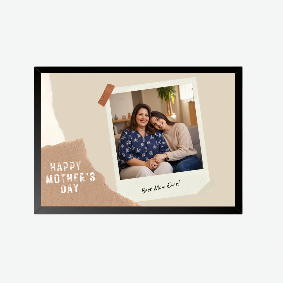 Best Mom Polaroid Frame