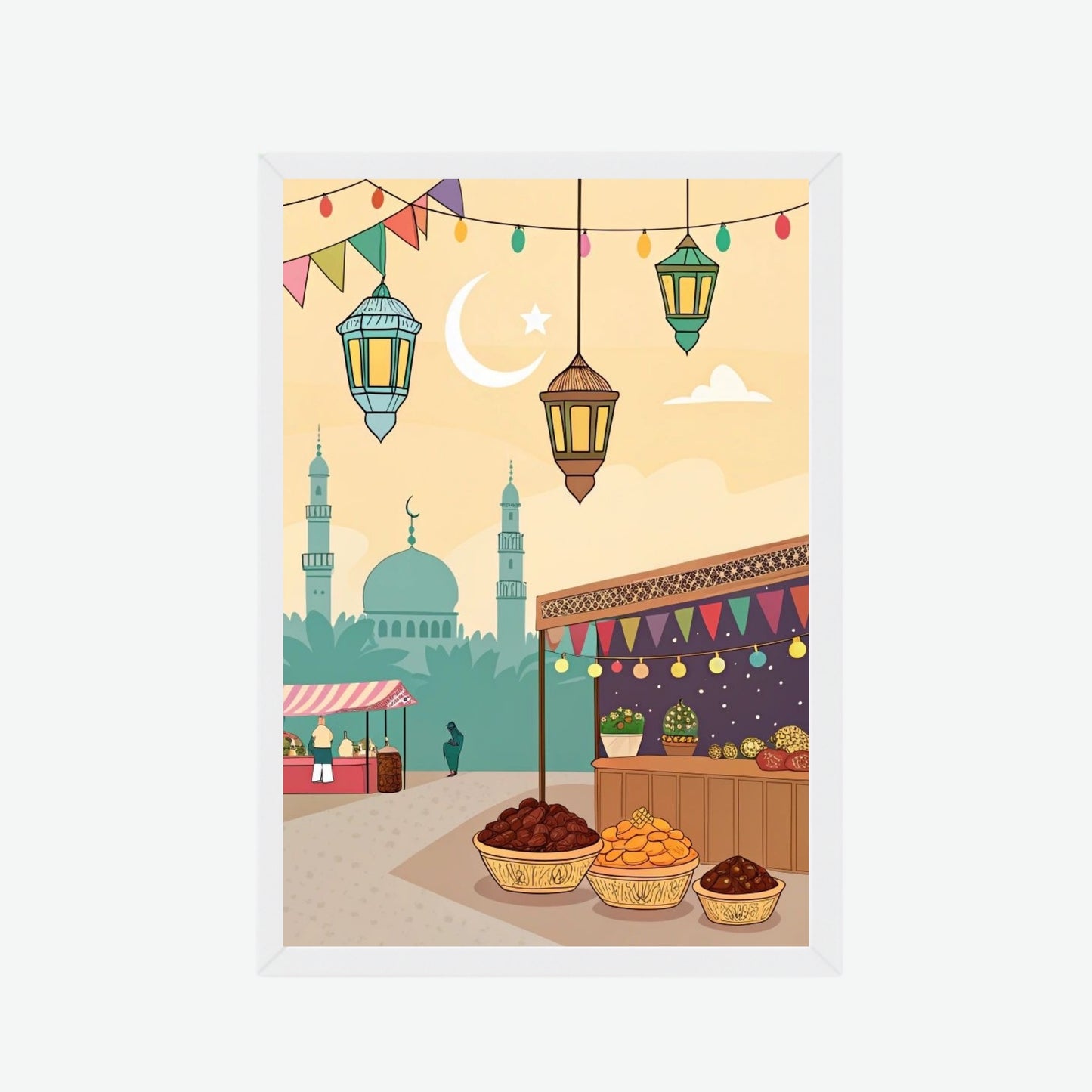 Ramadan Night Market Frame