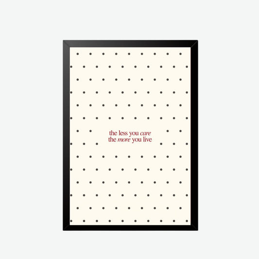 Polka Dot Quote Wall Frame