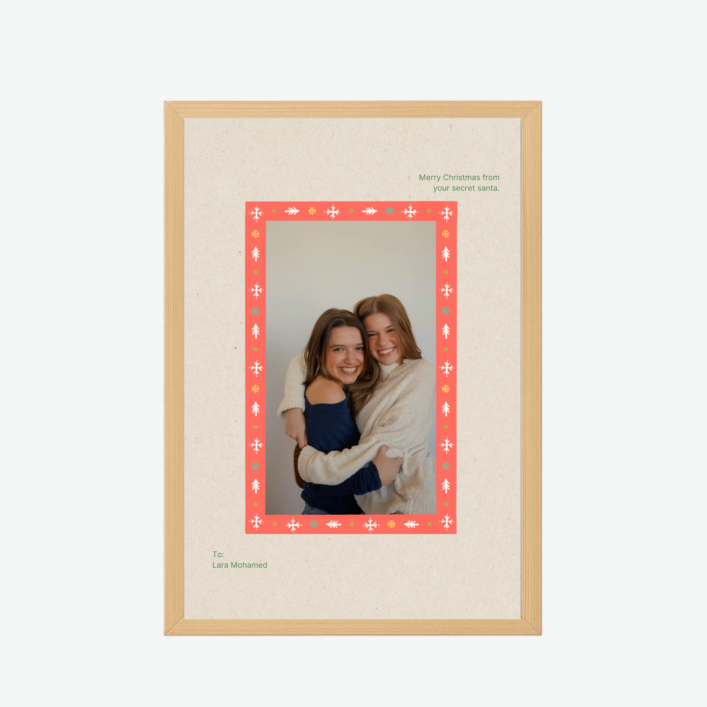Christmas Personalized Wall Frame IIII | Limited Edition