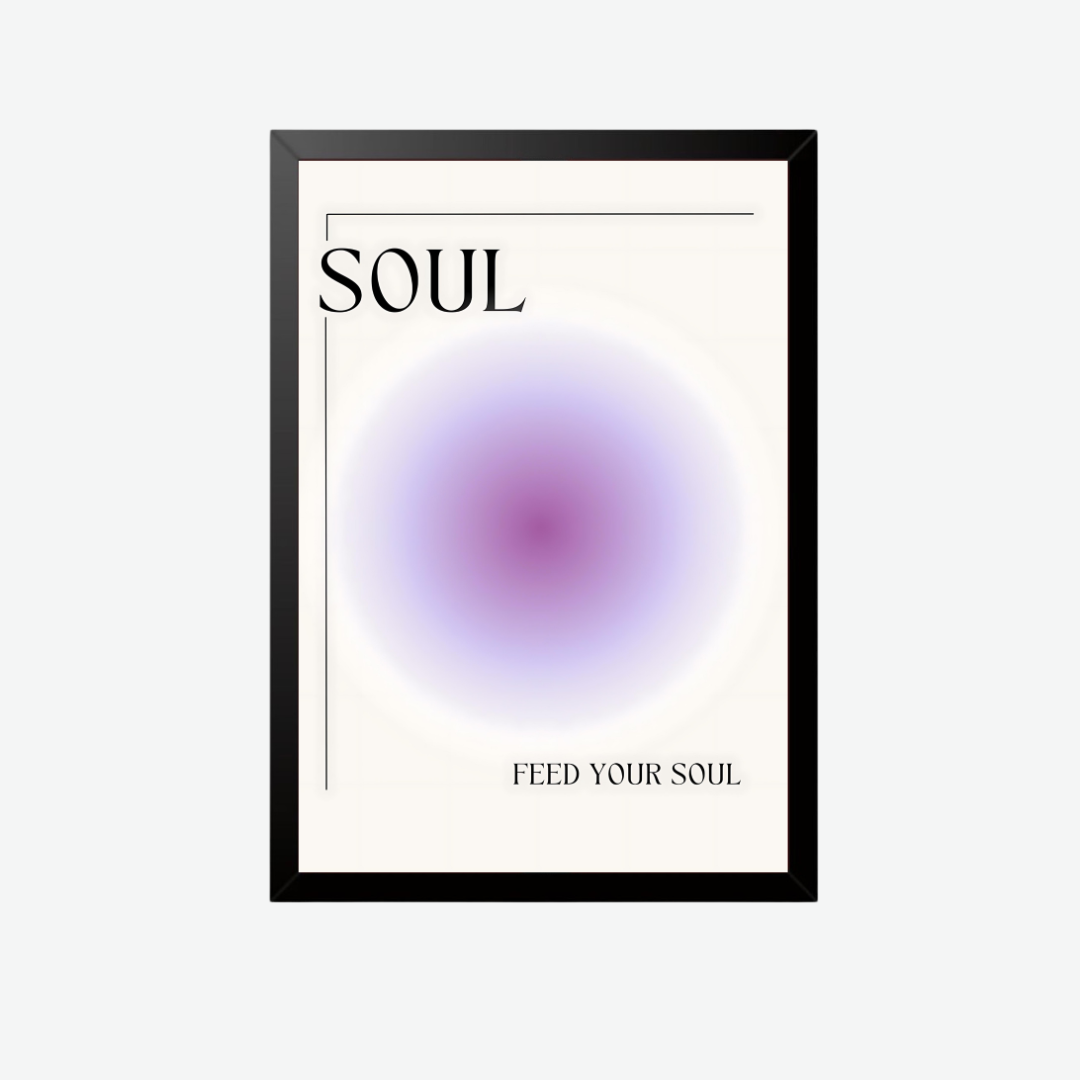 SOUL MIND BODY Set of III Posters