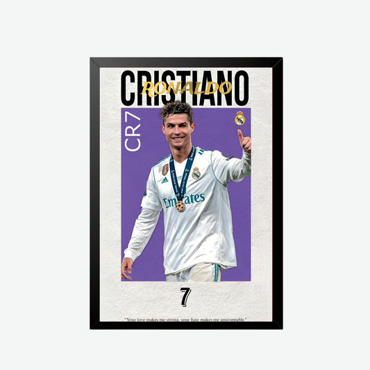 CR7 Real Madrid Victory Poster
