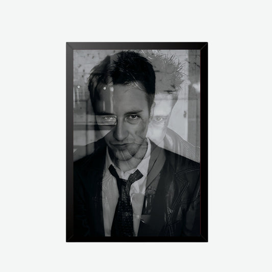 Fight Club Double Exposure Poster