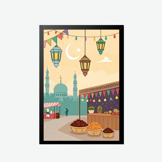Ramadan Night Market Frame