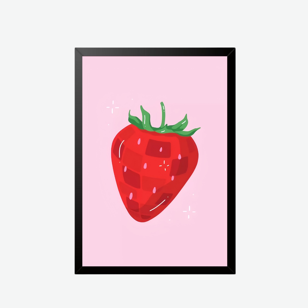 Strawberry Delight Wall Poster