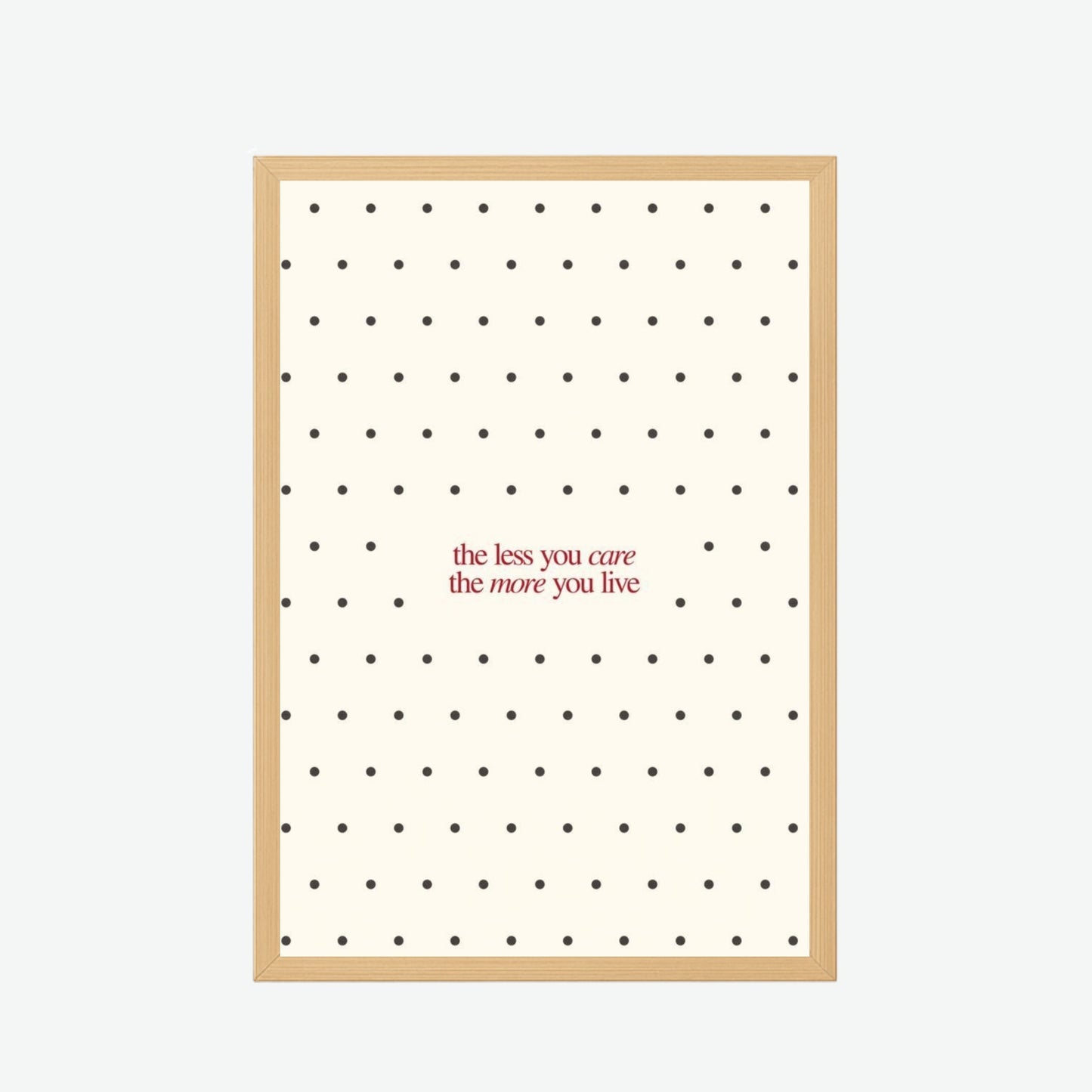 Polka Dot Quote Wall Frame