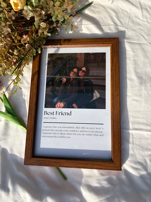 Custom "Best Friend" Definition Frame