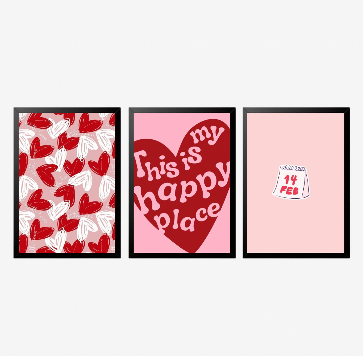 Valentine’s day Edition Set of III